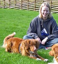Bild: Johanna och Ramses. 2003